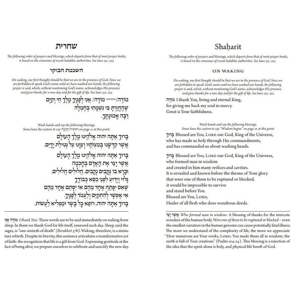 Koren Shalem Hebrew English Sacks Full Siddur Deluxe Brown Leather Pocket Size - Picture 5 of 12